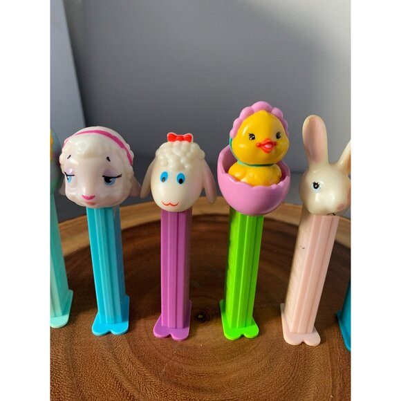 Vintage Easter PEZ Dispenser Lot with Bunny & Chick Designs - Picture 3 of 14